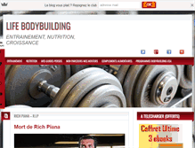 Tablet Screenshot of lifebodybuilding.com